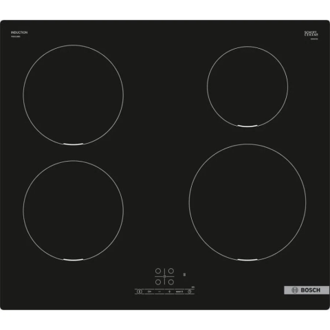 Plita incorporabila Bosch PIE611BB5E, inductie, 60 cm, 4 zone, TouchSelect, PowerBoost, negru [1]