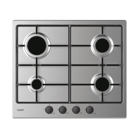 Plite incorporabile - Plita incorporabila Candy CM6PBRX/4U2, Gaz, 4 arzatoare, 60 cm, Inox