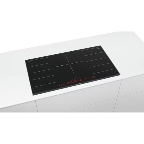 Plita incorporabila cu inductie Bosch PXV975DV1E, 90 cm, 5 zone, FlexInduction, DirectSelect Premium, PerfectFry, negru [1]