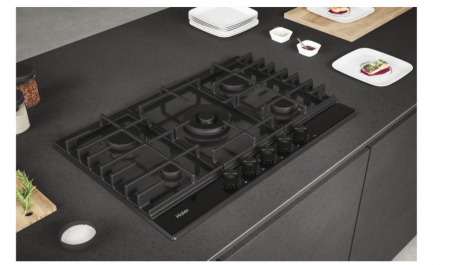Plita incorporabila pe Gaz, seria 6, 5 arzatoare, 75 cm, Negru [3]