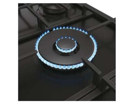 Plita incorporabila pe Gaz, seria 6, 5 arzatoare, 75 cm, Negru [2]
