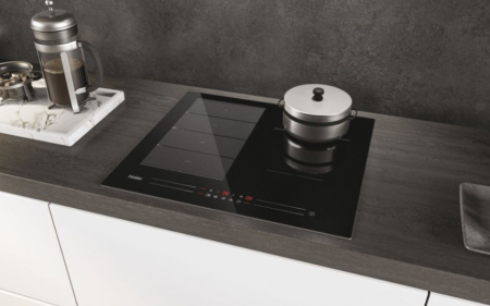 Plita cu inductie incorporabila HAMTP64MC 6 zone de gatit, 60 cm, Negru [3]