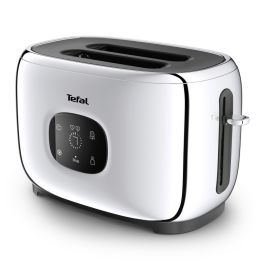Mic dejun - Prăjitor de pâine Tefal Majestuo TT883D10, 1050W, 7 trepte de rumenire, funcție dezghețare, reîncălzire, tavă detașabilă firimituri, argintiu