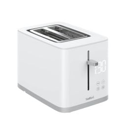 Mic dejun - Prăjitor de pâine Tefal Sense TT693110, 850W, 4 funcții dedicate, 7 trepte de rumenire, fante cu lățime variabilă, tavă firimituri, alb
