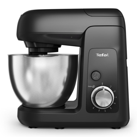 Electrocasnice mici - Robot de bucatarie planetar 1100W, bol inox 4.6L, 8 viteze, blender 1.25L, functie Pulse, negru