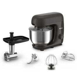 Prepararea alimentelor - Robot de bucătărie Tefal Bake Essential QB161H38, 800W, capacitate vas 4.8 L, 3 funcții - tel, accesoriu incorporare, cârlig aluaturi grele, 6 trepte de viteză, negru