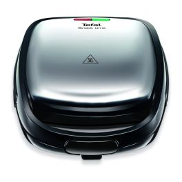 Mic dejun - Sandwich maker multifuncțional 3in1 SNACK TIME SW342D38, 3 plăci, indicator sfârşit preîncălzire, măner izolat, dispozitiv pentru blocare inox/negru
