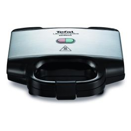 Mic dejun - Sandwich-maker Tefal SM157236, 700W, maner izolat, sistem de blocare, invelis antiaderent, Negru