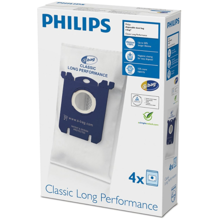 Aspiratoare - Set 4 saci aspirator Philips S-bag FC8021/03