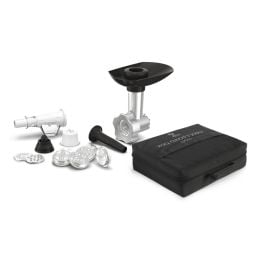 Prepararea alimentelor - Set 5 accesorii Tefal Coach Meat & Pasta XF651038, pentru tocat carnea, preparare de Kebbe și carnati, coulis, paste si biscuiti