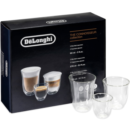 Cafea  - Set 6 pahare De'Longhi DLSC302