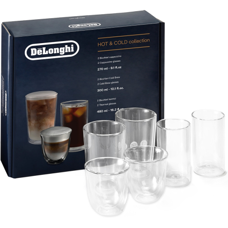 Cafea  - Set 6 pahare De'Longhi Hot & Cold DLSC326