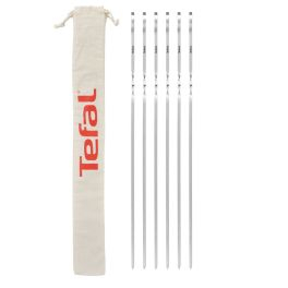 Accesorii - Set de 6 frigarui XL din oțel inoxidabil TEFAL K185S734, husă din bumbac