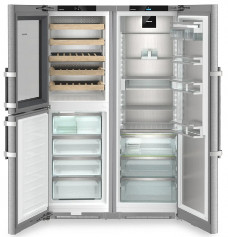 Side by Side independent - Combinație side-by-side cu compartiment de temperare a vinului XRCst 5295 Peak BioFresh NoFrost