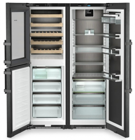 Side by Side independent - Combinație side-by-side cu compartiment de temperare a vinului XRCbs 5295 Peak BioFresh NoFrost