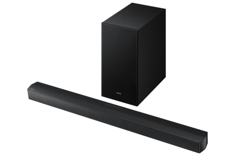 Soundbar - Soundbar 3.1 canale cu subwoofer wireless, DTS Virtual:X, Dolby Audio, Q-Symphony, negru