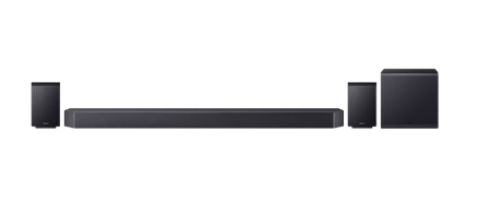 TV, Audio-Video si Foto - Soundbar Samsung HW-Q990H/EN, seria Q, sistem surround premium cu subwoofer wireless, Dolby Atmos, Wi-Fi, Bluetooth, Q-Symphony, negru