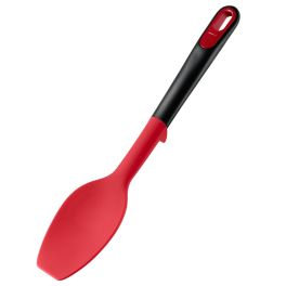 Articole de bucătărie - Spatula tip lingura Tefal Ingenio+ K1984534, rezistenta la temperaturi inalte, compatibilitate cu masina de spalat vase, silicon, rosu & negru