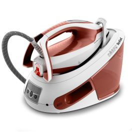 Îngrijirea țesăturilor - Stație de călcat cu abur Tefal Express Power SV8110E0, 2800W, rezervor detașabil 1.8L, presiune 6.3 bari, colector anticalcar detașabil, talpă Durilium Airglide Autoclean,Mod Eco, alb & portocaliu