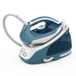 Îngrijirea țesăturilor - Stație de călcat cu abur Tefal SV6131E0 Express Easy, Talpă Ceramic Xpress Glide, 2200W, 1.7l, alb- albastru