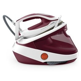 Îngrijirea țesăturilor - Stație de călcat Tefal Pro Express Ultimate GV9711E0, 3000W, 7,5 bari, jet de abur 590 g/min, abur variabil 0-155 g/min, rezervor de apă detașabil 1.2 L, colector anticalcar, talpă Durilium, roșu & alb