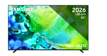 TV - Televizor Samsung Neo QLED 55QN80H, 55" / 140 cm, 4K Ultra HD, Smart TV, Vision AI, Quantum Mini LED, HDR, 144 Hz VRR