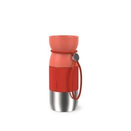 Termosuri - Termos Tefal beYou N2191510, inox, 0.36 L, 100% etanș, capac Quick Press, argintiu & portocaliu