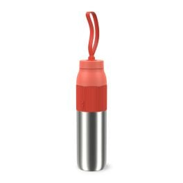 Termosuri - Termos Tefal beYou N2193310, inox, 0.7 L, 100% etanș, capac cu filet, argintiu & portocaliu