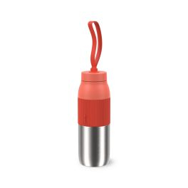 Termosuri - Termos Tefal beYou N2193910, inox, 0.5 L, 100% etanș, capac cu filet, argintiu & portocaliu