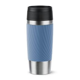 Termosuri - Termos Tefal Travel Mug Classic N2024510, 0.36 L, pastrare la rece 12 ore, pastrare la cald 6 ore, albastru & argintiu