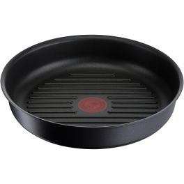 Tefal Tefal Articole de bucătărie Tefal Articole de bucătărie Ingenio - Tigaie grill Tefal Ingenio Unlimited L8584074, 26cm, inducție, înveliș antiaderent, indicator Thermo-Signal, negru