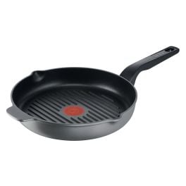 Articole de bucătărie - Tigaie grill XL Force C6854055, înveliș antiaderent 100% sigur, de lungă durată, Thermo-Signal™, bază Diffusion+, 26 cm, aluminiu, negru
