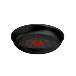 Ingenio - Tigaie Tefal Ingenio Excellence+ P0000524, 26 cm, invelis antiaderent, tehnologie FUSIONCORE, Thermo-Signal™, aluminiu, inductie, negru