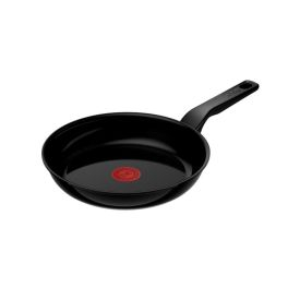 Articole de bucătărie - Tigaie Tefal Renew de 20 cm C4320223, 100% aluminiu reciclat, indicator Thermo-Signal, compatibil cu inducția, înveliș ceramic, negru