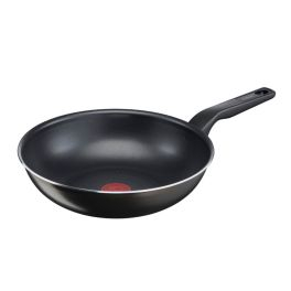 Articole de bucătărie - Tigaie wok Tefal XL Intense 28 cm C3841953, aluminiu, invelis antiaderent, 3.6L, tehnologia Thermo-Signal, maro