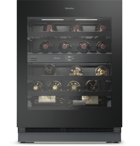 Miele - Unitate de păstrare a vinurilor încorporabilă sub blat, înălțime nișă 82-88 cm Miele KWTUS 7096 E
