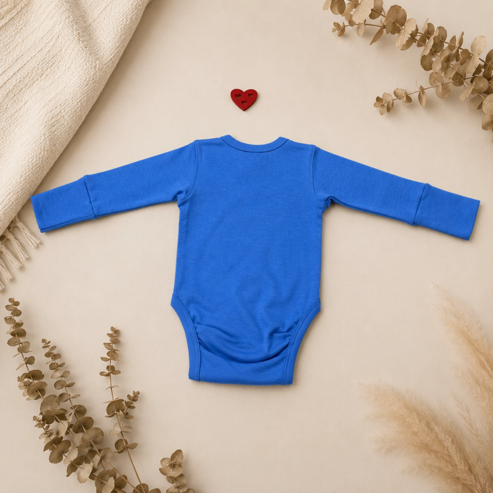 Body kimono pentru nou-născuți și bebeluși din bumbac – EVER - albastru [2]