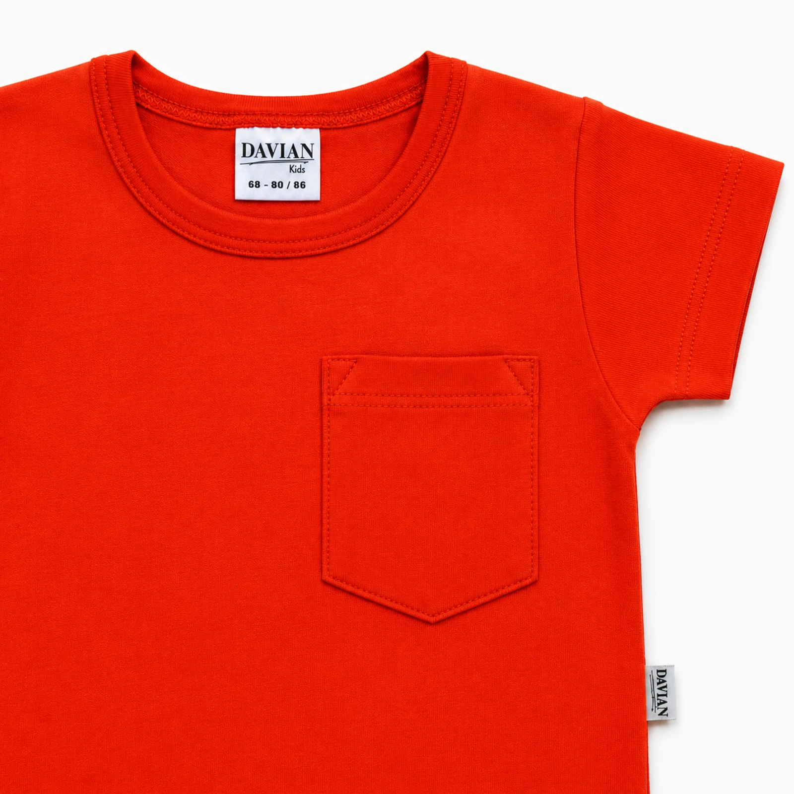 Tricou pentru bebeluși și copii cu bumbac organic – EVER - portocaliu [2]