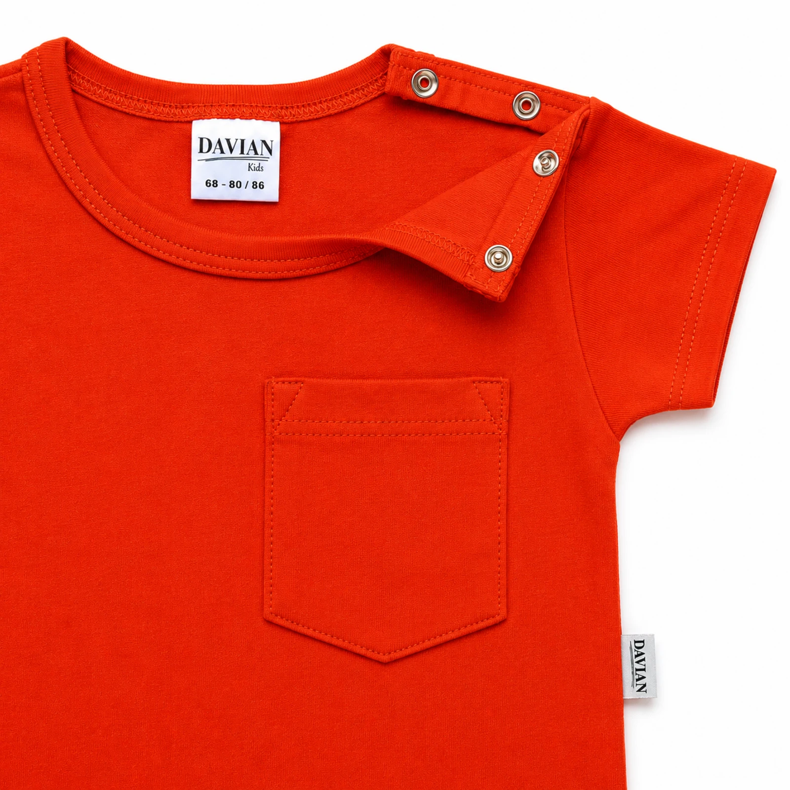 Tricou pentru bebeluși și copii cu bumbac organic – EVER - portocaliu [3]