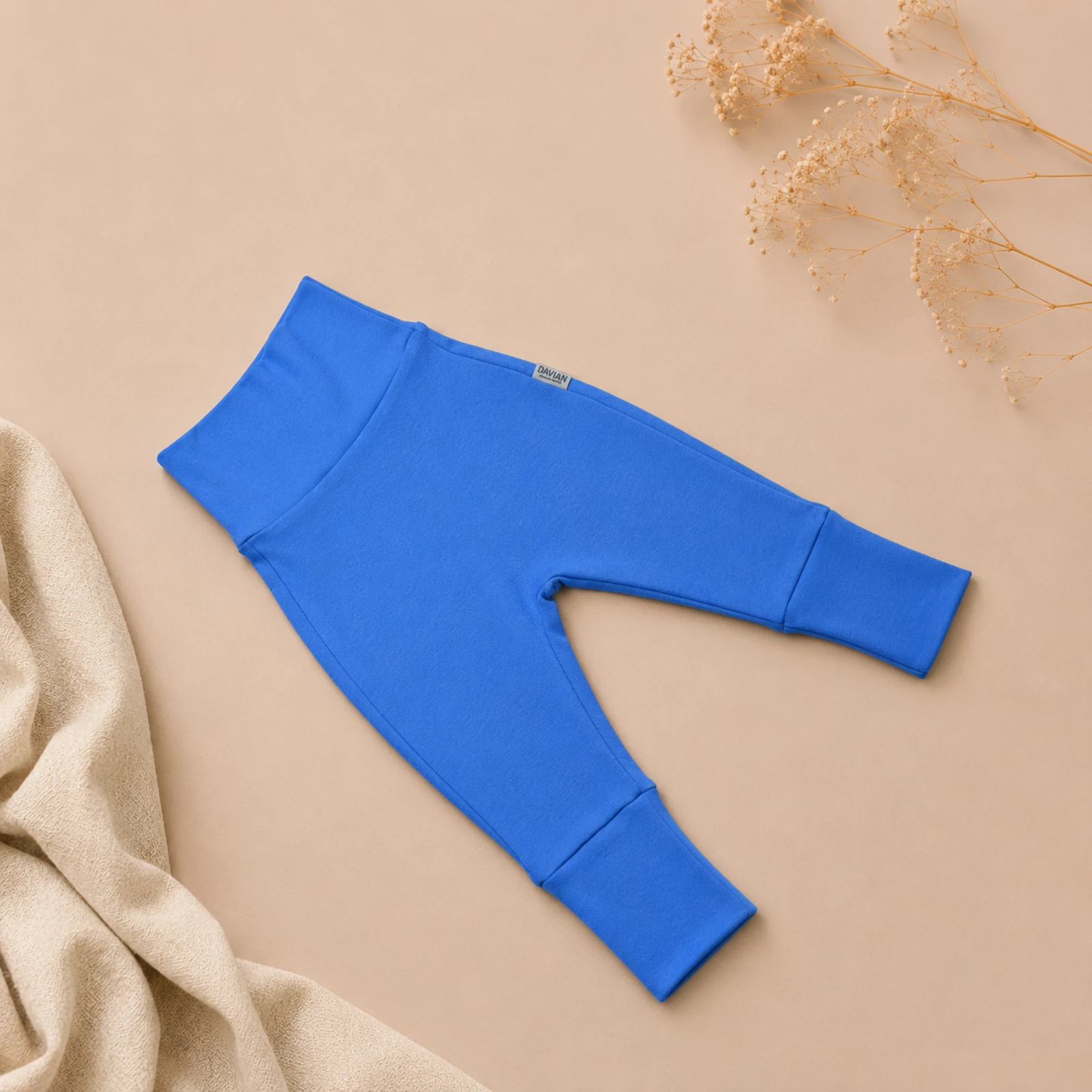 Pantaloni - Pantaloni harem pentru bebeluși și copii - EVER - albastru