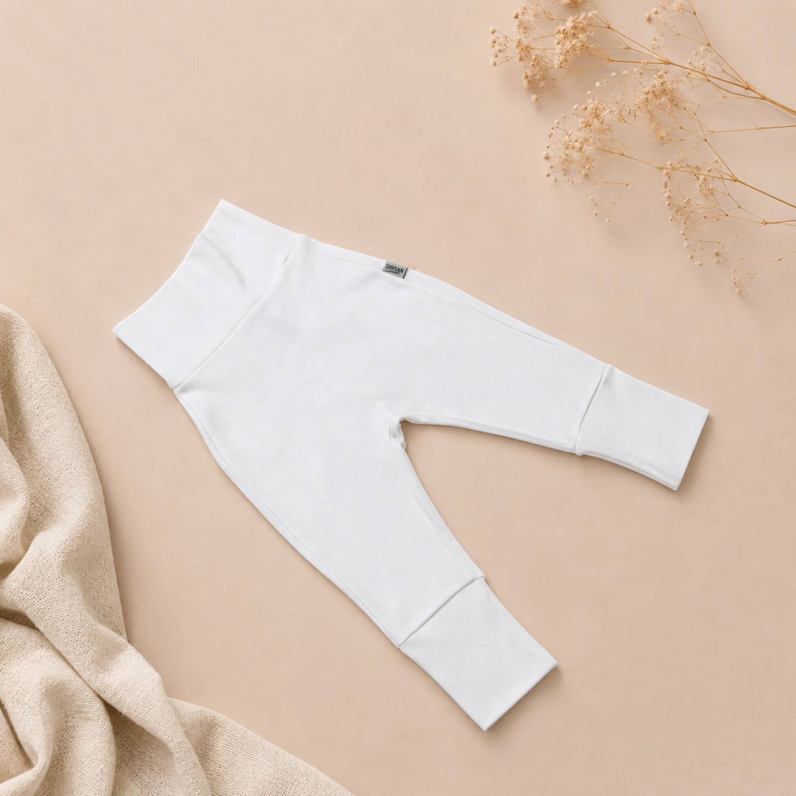 Pantaloni - Pantaloni harem pentru bebeluși și copii  - EVER - crem