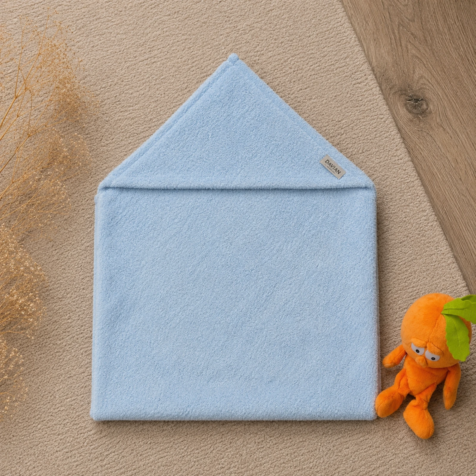 Prosoape - Prosop cu glugă COCOON 75x75 cm - bleu