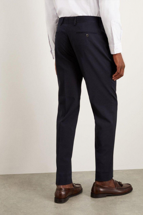 Pantaloni de costum bleumarin slim fit [2]