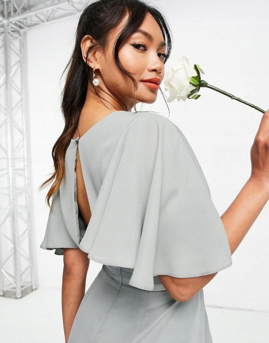 PLUS ROCHIE MAXI ASOS DESIGN CU ȘLIȚȘ [4]