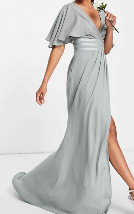 PLUS ROCHIE MAXI ASOS DESIGN CU ȘLIȚȘ [3]