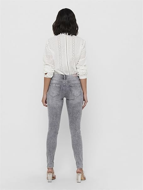 Blugi cu talie medie skinny WAUW [4]