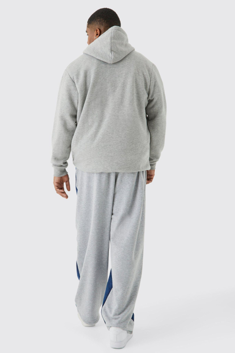 Blugi jogging hibridi cu talie elastică și croială largă Plus [3]