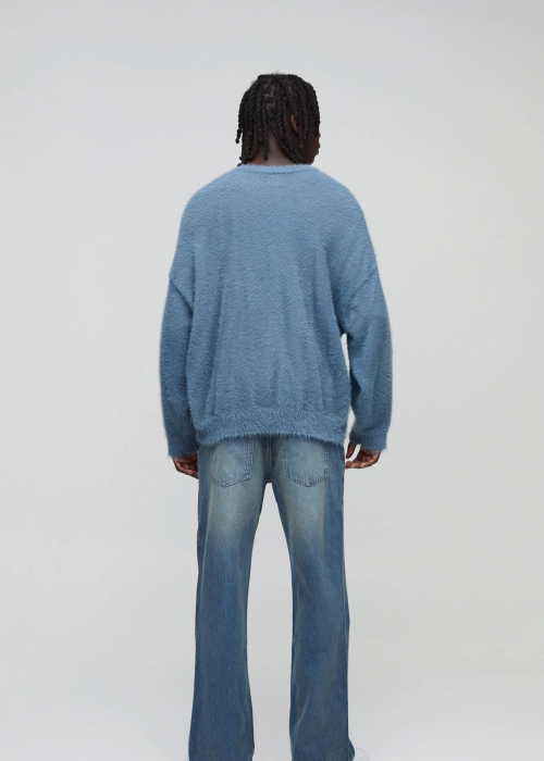 Blugi rigid flare relaxat [2]