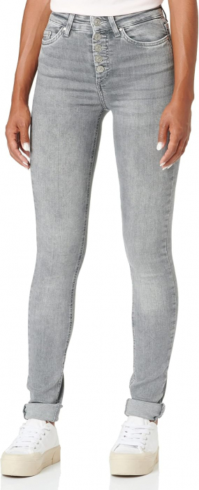 Blugi skinny cu talie înaltă Blush si nasturi [3]