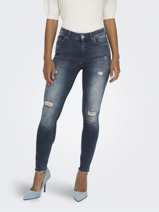 Blugi skinny Only pentru femei  albastru gri special [3]